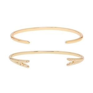 Michelle Campbell Gold Talon Bracelet Set